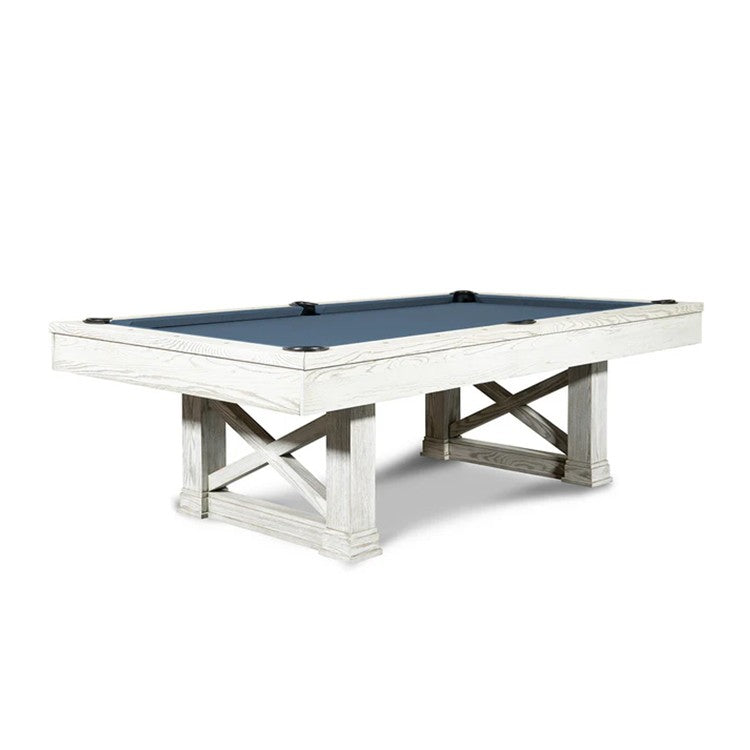 Agriturismo Slate Pool Table - White Wash Finish