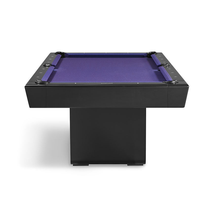 Aero 8' Black Slate Pool Table