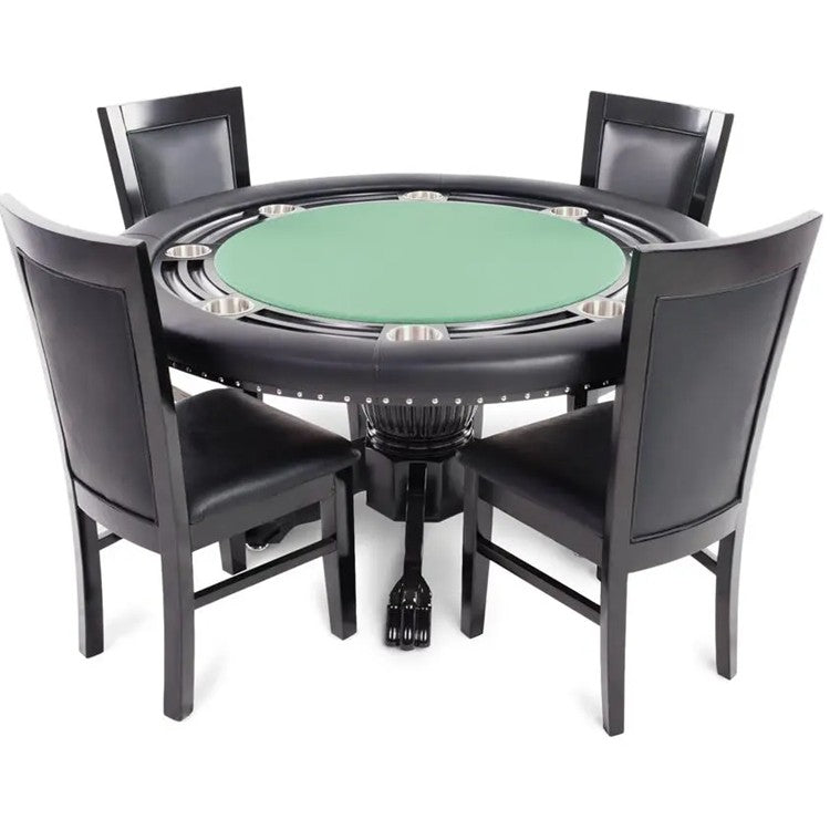 Poker and Dining Table Set Nighthawk with matching chairs