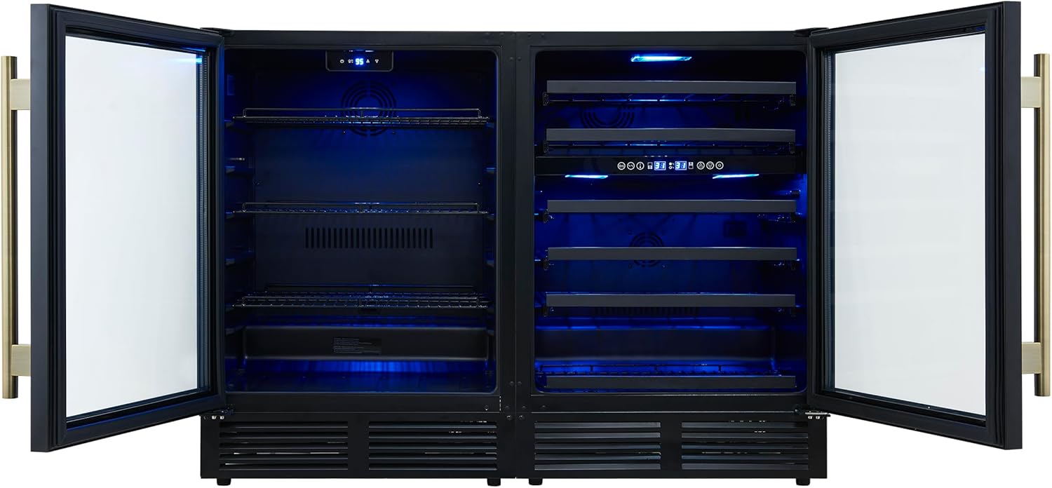 Gemello 48" Side by Side Wine and Beverage Cooler