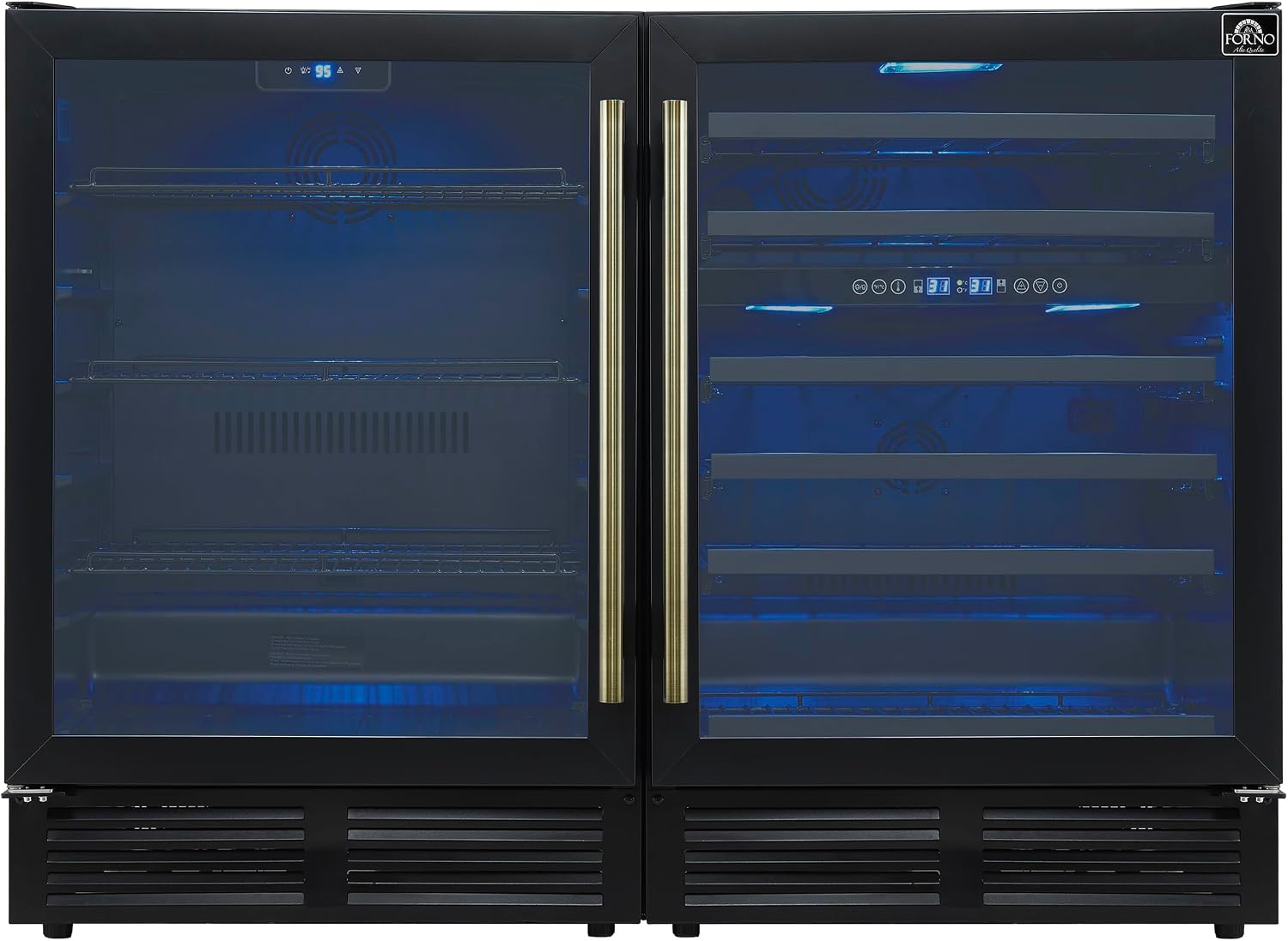 Gemello 48" Side by Side Wine and Beverage Cooler
