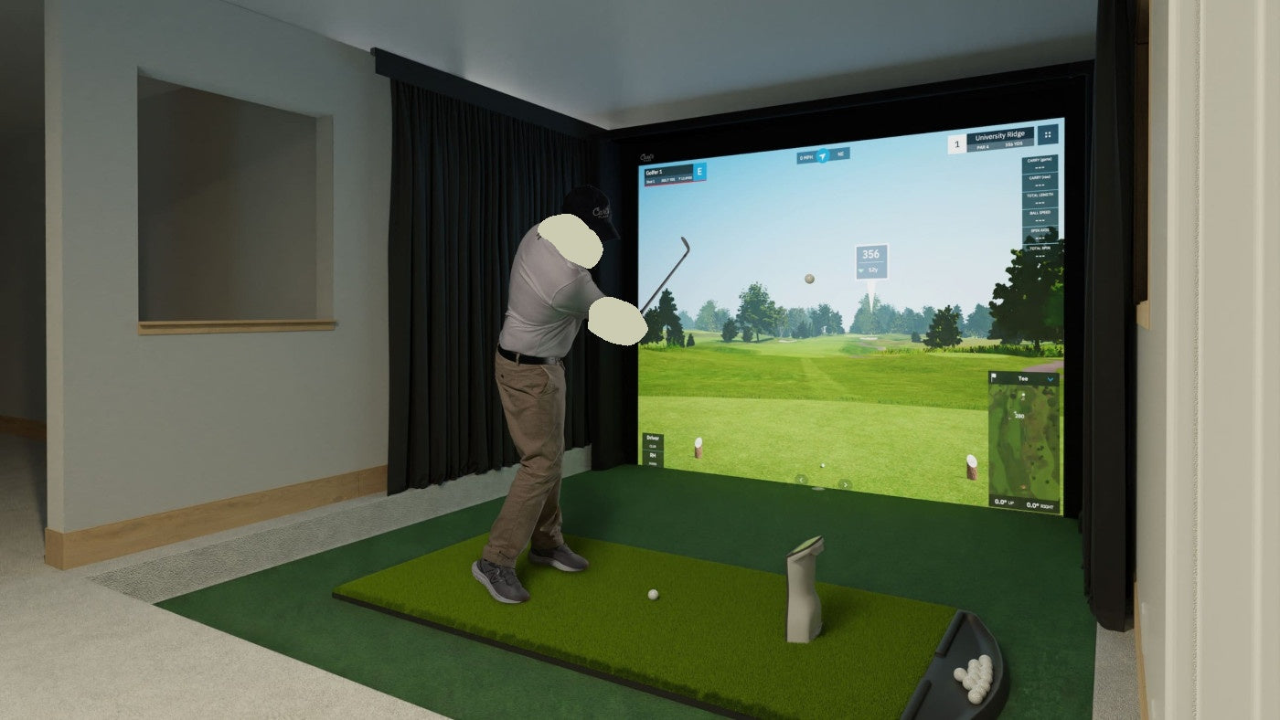 Golf Simulator Enclosure