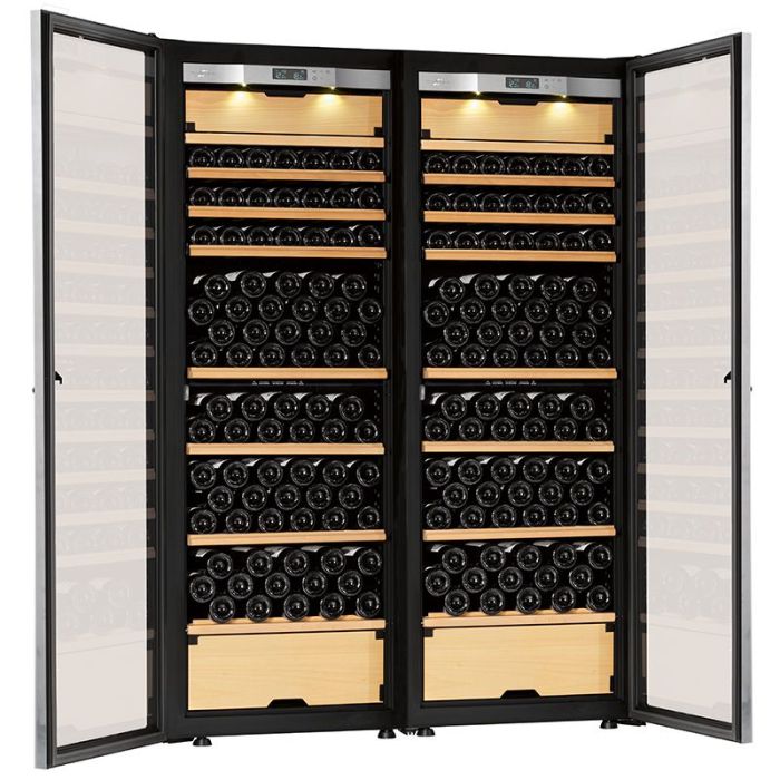 Transtherm Double Castle Wine Cabinet Glass Door